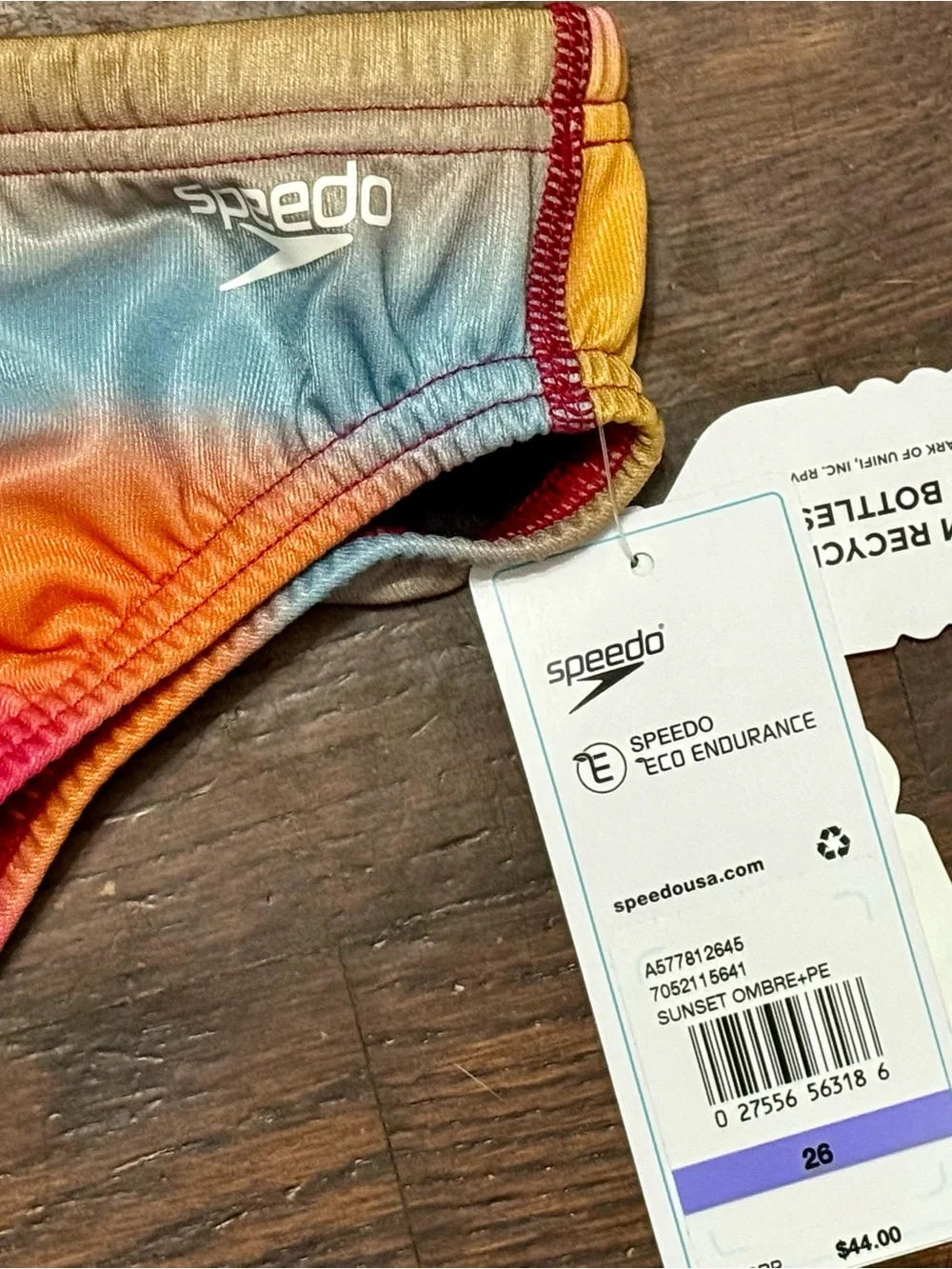 Speedo vibrant ombre